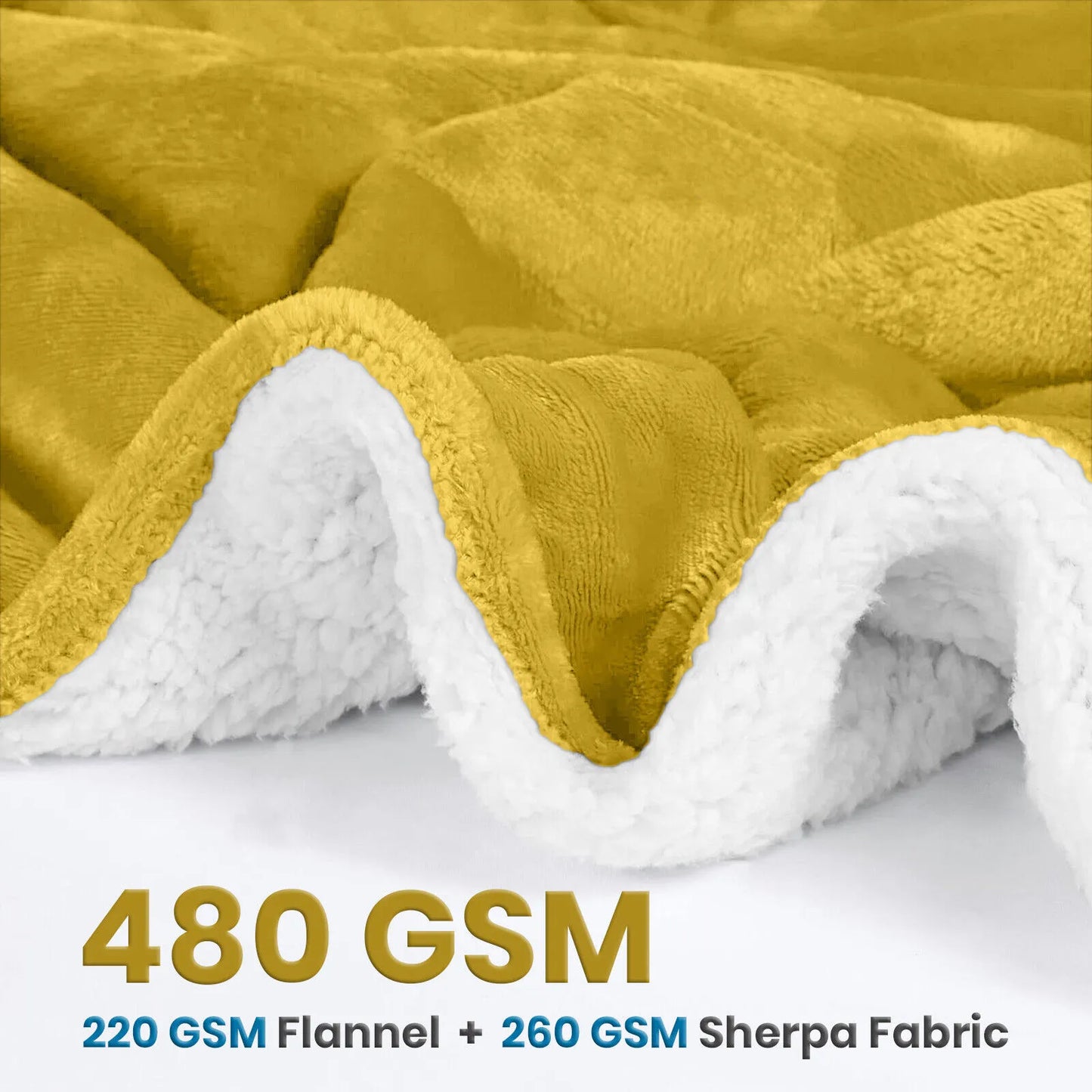 Heavy Sherpa Fleece Blanket