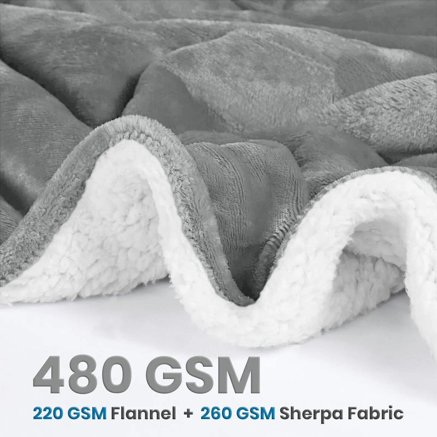 Heavy Sherpa Fleece Blanket
