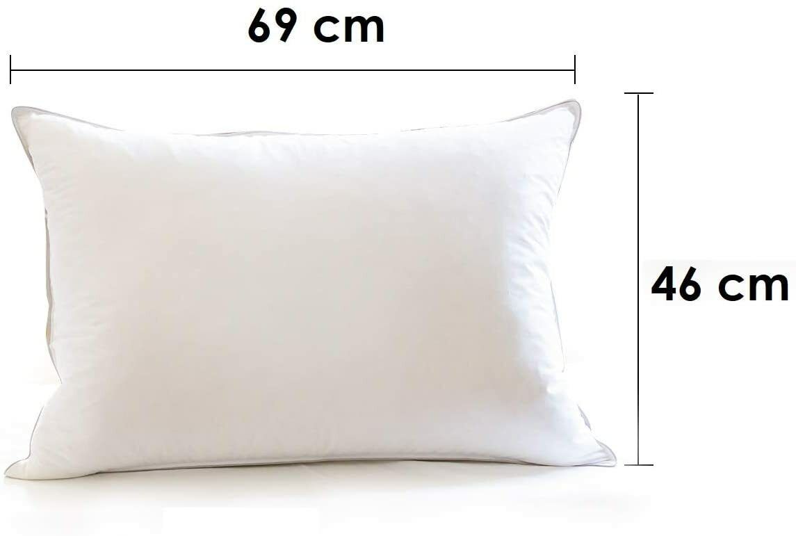 2x Hotel Quality Duck Feather & Down Pillows