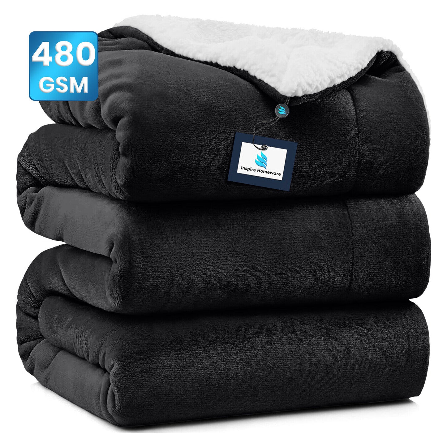 Heavy Sherpa Fleece Blanket