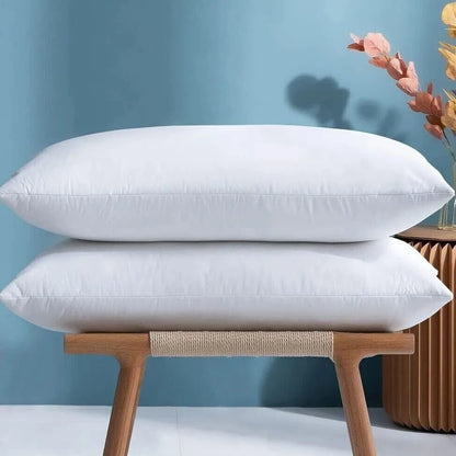 2x Hotel Quality Duck Feather & Down Pillows