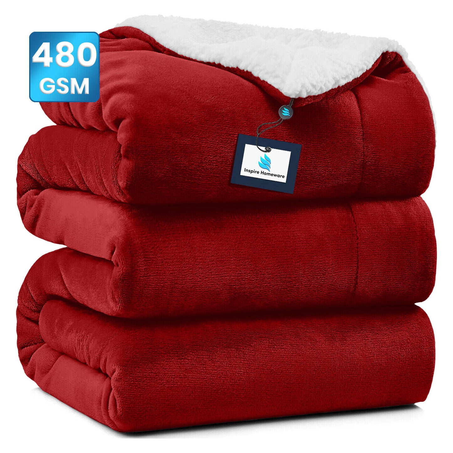 Heavy Sherpa Fleece Blanket