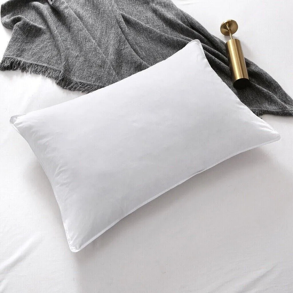 2x Hotel Quality Duck Feather & Down Pillows