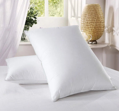 2x Hotel Quality Duck Feather & Down Pillows