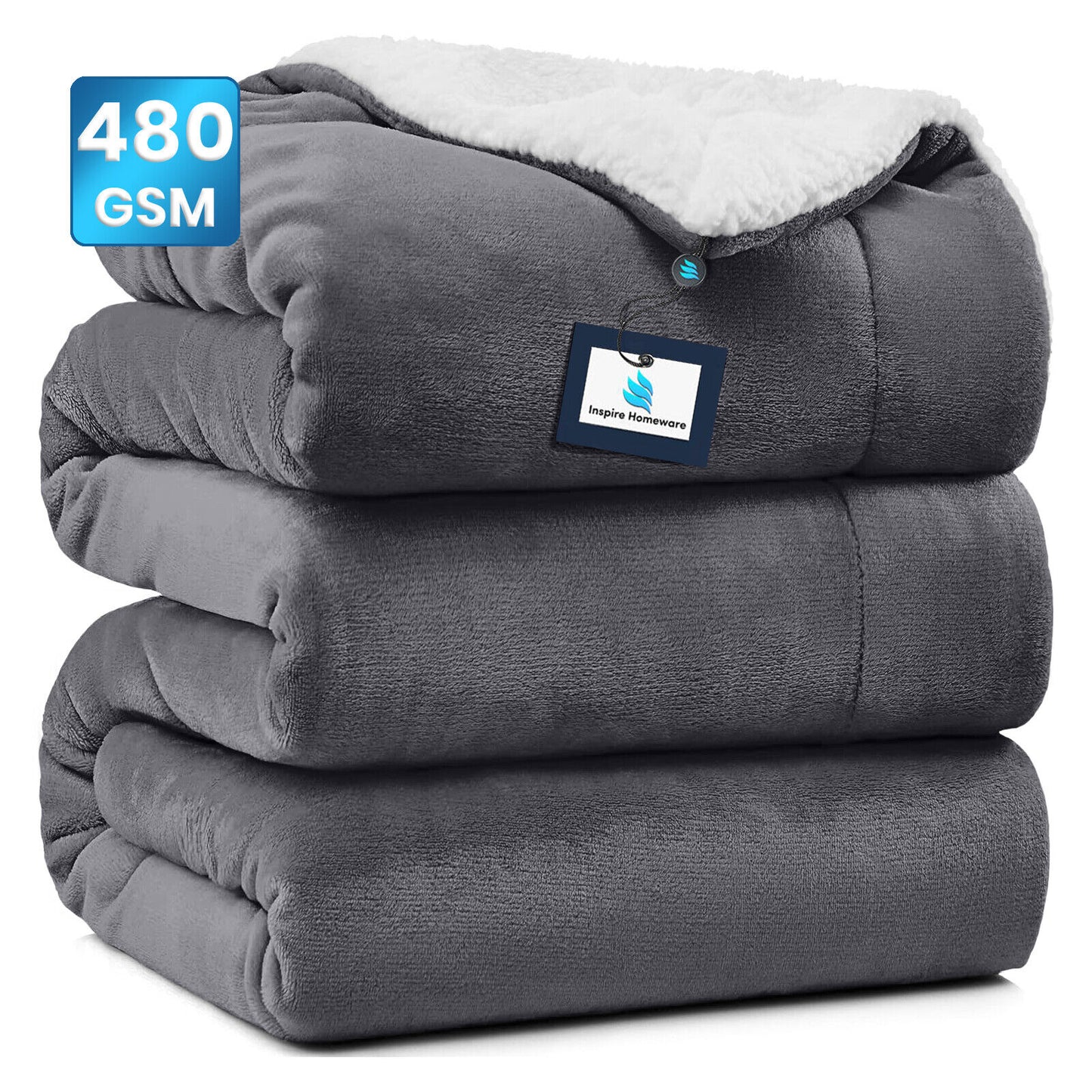 Heavy Sherpa Fleece Blanket